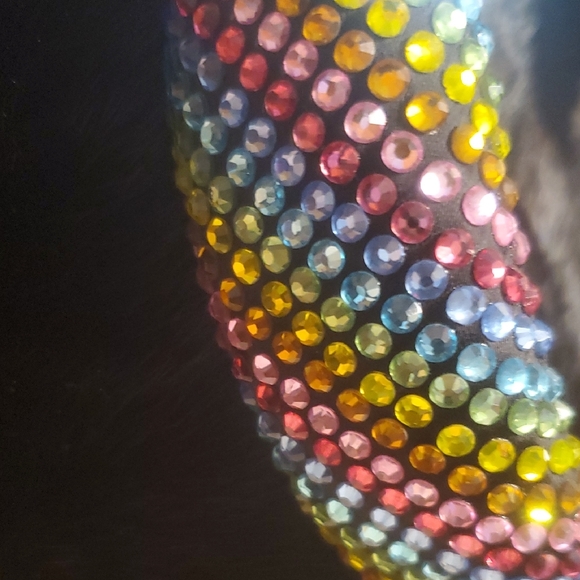 Kurt Geiger Rainbow Crystal Embellished Headband - Picture 4 of 6